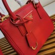 Borsa Prada Mini Galleria Saffiano Rosso