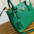 Borsa Prada Mini Galleria Verde Saffiano