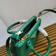 Borsa Prada Mini Galleria Verde Saffiano