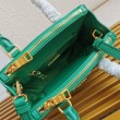 Borsa Prada Mini Galleria Verde Saffiano