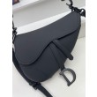Borsa Saddle Dior con tracolla in pelle di vitello ultraopaca nera