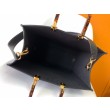 Borse Imitazioni shopper Fendi Sunshine piccola/media con motivo FF in rilievo 3D-Texture Nera