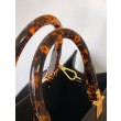 Borse Imitazioni shopper Fendi Sunshine piccola/media con motivo FF in rilievo 3D-Texture Nera