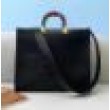 Borsa shopper media Fendi Sunshine Nera