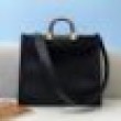 Borsa shopper media Fendi Sunshine Nera
