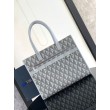 Borse Firmate Replica tote Dior Safari CD Diamond Tela Grigia