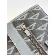 Borse Firmate Replica tote Dior Safari CD Diamond Tela Grigia