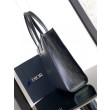 Borsa tote Dior Safari CD Diamond Tela Nera