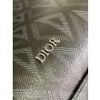 Borsa tote Dior Safari CD Diamond Tela Nera