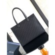 Borsa tote Dior Safari Dior Oblique jacquard nera