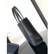 Borsa tote Dior Safari Pelle di vitello granulata Nera