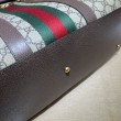 Borsa tote grande da uomo Gucci Ophidia 724665 Marrone