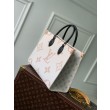Borsa tote LV OnTheGo MM LV M46912 Monogram Dune