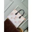Borsa tote LV OnTheGo MM LV M46912 Monogram Dune