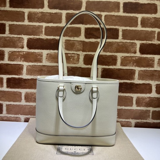 Imitazioni borse griffate tote mini Gucci Ophidia 765043 Bianca