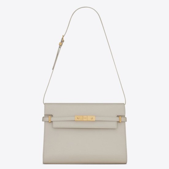 Replica Perfetta YSL Saint Laurent Manhattan Baguette Bianca