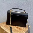 Borsa YSL Saint Laurent nuova media Sunset Nero