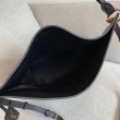 Borsa YSL Saint Laurent Tag Hobo Pelle di vitello nera