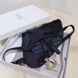 Marsupio Dior Saddle Pouch Camouflage Blu Replica qualità specchio Replica Perfette Marsupio Dior Saddle Pouch Camouflage Blu imitazioni