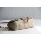 Borsa Caro piccola Dior in pelle di vitello Cannage Beige Replica qualità specchio Replica Perfette Borsa Caro piccola Dior in pelle di vitello Cannage Beige imitazioni