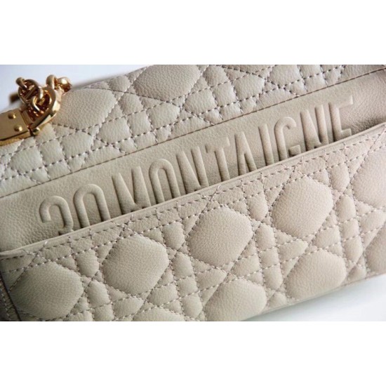 Borsa Caro piccola Dior in pelle di vitello Cannage Beige Replica qualità specchio Replica Perfette Borsa Caro piccola Dior in pelle di vitello Cannage Beige imitazioni