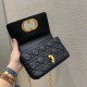 Replica Perfette Borse  Dior piccola Caro in pelle di vitello Cannage nera imitazioni