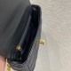 Replica Perfette Borse  Dior piccola Caro in pelle di vitello Cannage nera imitazioni