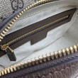 Dettagli perfetti Borsa a tracolla Gucci Ophidia GG Mini 772239 Marrone