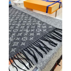 Dettagli perfetti Sciarpe LV con monogram sfumato LV M71607 nere
