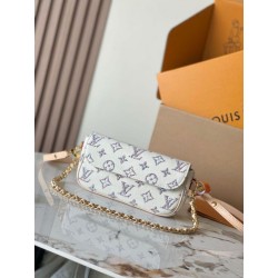 Qualità superiore replica di alta qualit&agrave; Portafoglio LV con catena Ivy Bag in tessuto monogram M83499