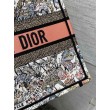 Dior Medium Book Tote Borse Imitazioni Dior Farfalla intorno al mondo ricamato