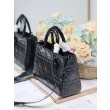 Dior Medium Lady D-Sire Borsa My ABCDior Dior stropicciata nera