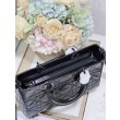 Dior Medium Lady D-Sire Borsa My ABCDior Dior stropicciata nera