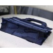Dior Mini Book Tote Borse Replica Dior Tela mimetica Blu