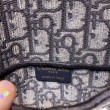 Dior Saddle Pouch Marsupio Oblique Tela Blu