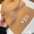 falso Sciarpa LV LV Headline LV M77927 Cammello