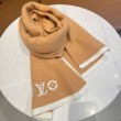falso Sciarpa LV LV Headline LV M77927 Cammello