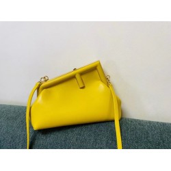 Fendi Prima Borsa Piccola Borsa Fendi Nappa Gialla