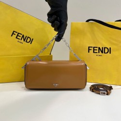 Replica Perfette Borsa a tracolla Fendi First Sight Fendi Mini Marrone imitazioni