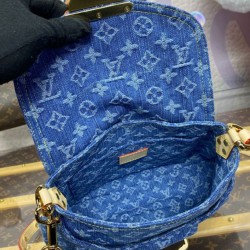 Borsa hobo Louis Vuitton Sunset Louis Vuitton M46829 Blu Replica qualità specchio Replica Perfette Borsa hobo Louis Vuitton Sunset Louis Vuitton M46829 Blu imitazioni