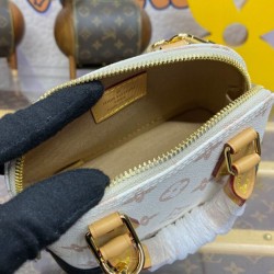 Borsa Louis Vuitton Nano Alma M46895 Crema Replica qualità specchio Replica Perfette Borsa Louis Vuitton Nano Alma M46895 Crema imitazioni