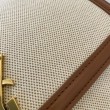Imitazione Borsa media YSL Saint Laurent Solferino in tela con pelle di vitello