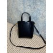 Imitazione Borsa tote YSL Saint Laurent mini Toy Shopping Nera