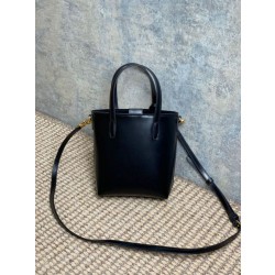 Imitazione Borsa tote YSL Saint Laurent mini Toy Shopping Nera