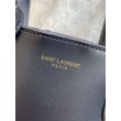 Imitazione Borsa tote YSL Saint Laurent mini Toy Shopping Nera