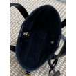 Imitazione Borsa tote YSL Saint Laurent mini Toy Shopping Nera