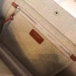 Imitazione Borsa tote YSL Saint Laurent Rive Gauche con manico marrone chiaro