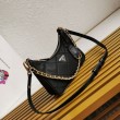 Imitazione Prada Riedizione 1995 Mini Borsa Chaine Re-Nylon Nero
