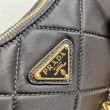Imitazione Prada Riedizione 1995 Mini Borsa Chaine Re-Nylon Nero