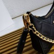 Imitazione Prada Riedizione 1995 Mini Borsa Chaine Re-Nylon Nero